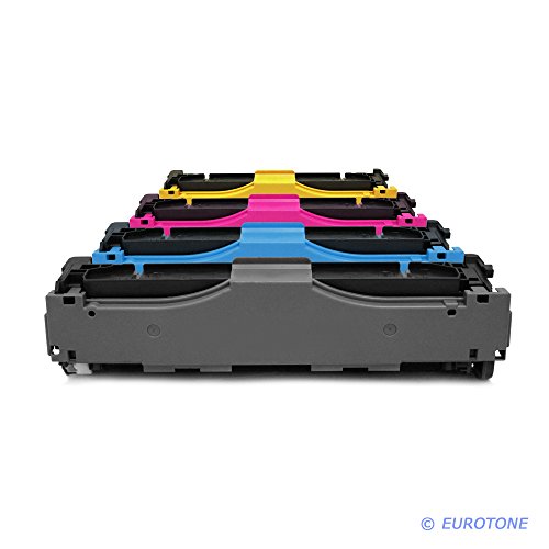 4x Eurotone Premium Toner im Set für Canon I-Sensys LBP-7200 c cdn cn LBP-7210 LBP-7660 LBP-7680 cx / MF720 MF724 Cdw MF726 MF728 MF729 Cx / MF8300 MF8330 cdn MF8340 MF8350 MF8360 MF8380 MF8500 MF8540 cdn MF8550 cdn MF 8580 cdw - ersetzt Cartridge 718