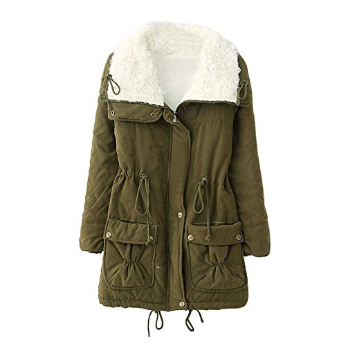 Preisvergleich Produktbild TianWlio Mäntel Frauen Damen Mantel Langarm Strickjacke Jacke Outwear Mantel Oberbekleidung Winter Warm Outwear Solide Kapuzenpullis Vintage Übergröße Mäntel