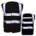 Produktbild Sicherheit Hi Vis Weste | schwarz hohe Sichtbarkeit Tür Bouncer Viz EN471 0076 Gr. XXXL, Gelb