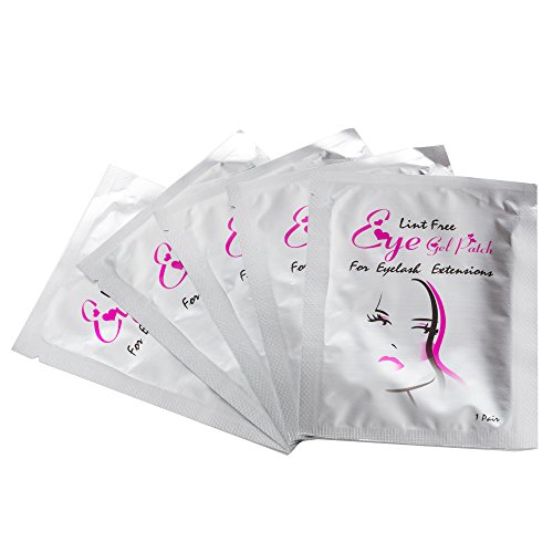 Wimpernverlängerung – Augengelpads – 50 Paar Augenpads – Lint free fusselfrei – Eye Gel Patches für das Applizieren von Einzelwimpern - 3