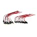 Baoblae 10-Piece Male+10-Piece Female DC 12V Power Pigtail 2.1mm Cable Plug Wire for CCTV Security Camera RS.580.00