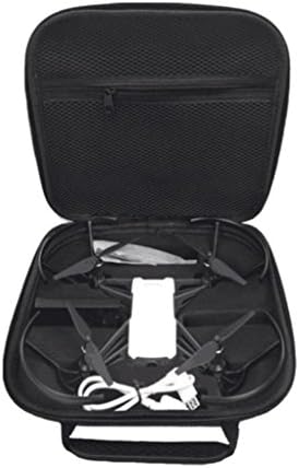 For DJI Tello Drone,Diadia Waterproof Portable PU Bag Body/Battery Handbag Box Carrying Case Protector for DJI Tello Drone + Cable + 3 Batteries (Black)