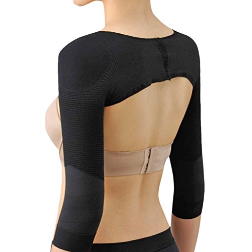 Zhhlinyuan Women's Body Shaping Colthes Posture Correction Control Body Long Sleeve Butterfly Shoulder Pads
