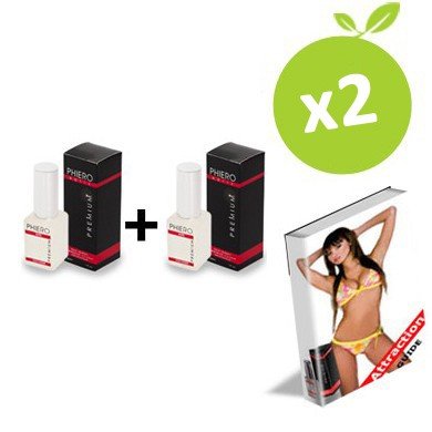 2 x Phiero Premium Phermone-Parfüm für Männer - Attraktivität steigern und Frauen mühelos verführen mit Phiero Premium Pheromonen