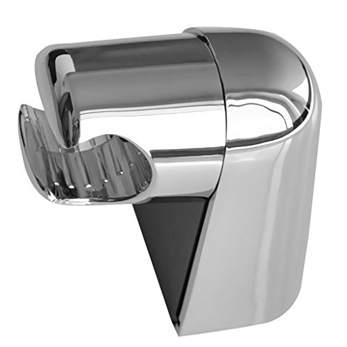 MagiDeal Modern Chrome Handbrause Halterung Brausehalter Duschkopfhalter Bad Wand Montiert-360 ° Drehbar