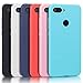 Price comparison product image Wanxideng - 6x Case for Xiaomi Mi 8 Lite, Solid Color Soft Cover in TPU Silicone Ultra-Thin Ultra-Light Candy Shell [ Black + Red + Dark Blue + Pink + Mint Green + Translucent ]