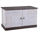 Die Kommode ist vielseitig einsetzbar, ob als Schuhschrank, Beistellschrank oder zur Aufbewahrung Ihrer Dekorationsgegenstände. Stauraum für bis zu 8 Paar Schuhe