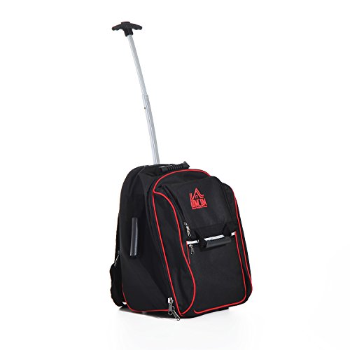 Homcom® Werkzeugtrolley Werkzeugtasche Werkzeugkoffer Wergzeug Trolley mit Schultergurt