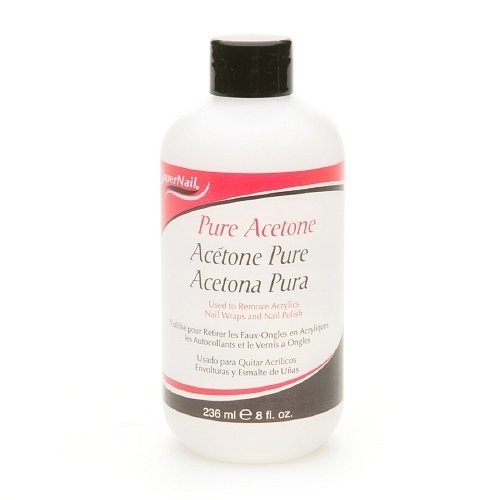 Supernail 100% Pure Acetone Acrylic Fibreglass Uv Gel Led Gel Remover 236ml