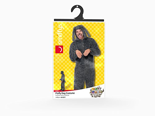 Smiffys Adult men's Fluffy Dog Costume, Hooded All in One, Party Animals, Serious Fun, Size L, 23605 reviews Smiffys Adult men's Fluffy Dog Costume, Hooded All in One, Party Animals, Serious Fun, Size L, 23605
