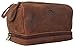 Handmade Buffalo Genuine Leather Toiletry Bag Dopp Kit Shaving and Grooming Kit for Travel ~ Gift for Men Women ~ Hanging Zippered Makeup Bathroom Cosmetic Pouch Case by Rustic Town RS.2499.00