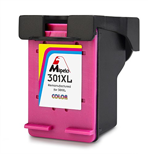 Mipelo Wiederaufbereitet HP 301XL Multipack Druckerpatronen (1 Schwarz, 1 Dreifarbig) Kompatibel für HP Deskjet 1510 2540 3055A 3050A 2050 2510 2050A, HP ENVY 4500 5530, HP Officejet 2620 4630 Drucker - 3