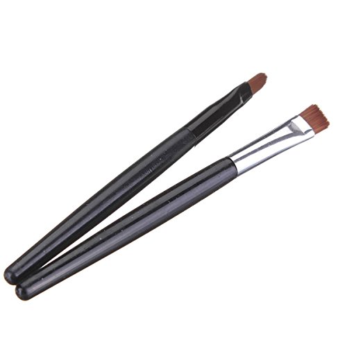 LUCKYFINE Wasserdicht Eyeliner Gel Make-up Kosmetik augen Tools Schwarz & Braun mit 2 Buerste - 5