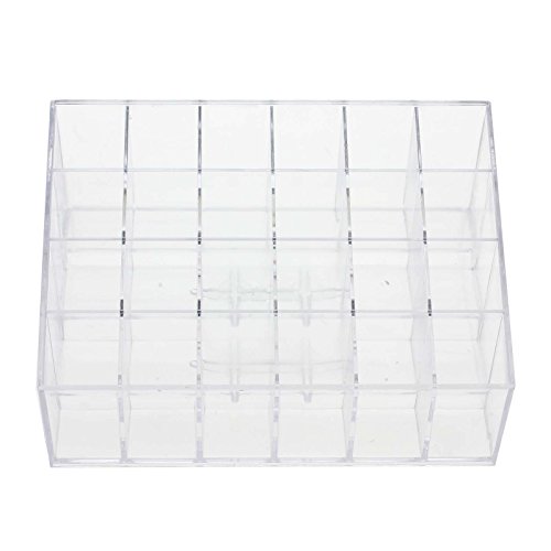 HuntGold 1 x 24 Steckplätze Transparent Schmuck Lippenstift-Lagerung Halterung Aufbewahrung - 4