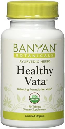 Banyan Botanicals Healthy Vata - Certified Organic, 90 Tablets - Balancing Formula for Vata by Banyan Botanicals