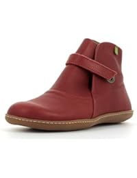 El Naturalista Ne06 Soft Grain Black/ El Viajero, Botas Biker para Mujer