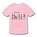 Toddler Kids Little Boy's Girl's Scooby Doo Friends T Shirt LightPink Size 5-6 Toddler