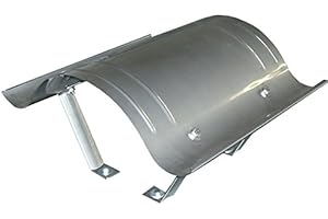 SAREI HAUS- UND DACHTECHNIK SAREI Kaminhaube aus Edelstahl und Kupfer Schornstein | Schornsteinabdeckung zum Schutz vor Regen | Regenhaube Made in Germany, 500 x 500 mm