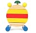 Education Toy,Fortan Hand Made Wooden Clock Toys for Kids Learn Time Clock