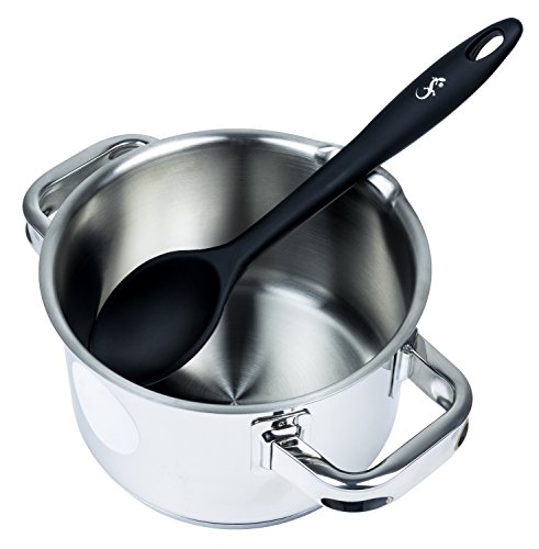 Lurch 221600 Kochlöffel Silikon, schwarz - 2