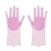 Produktbild Kbsin212 Handschuhe Reinigungsbürste Silikon-Handschuhe Mit Washer Hitzebeständig Handschuhe Multi-Purpose Küchenhelfer Für Reinigung, Haushalt, Geschirrspülen, Autowäsche, Tierpflege