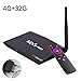 Produktbild Android TV Box, MX9 Pro 4GB RAM 32GB ROM Smart Streaming Box 2.4G/5G Wifi Bt 4.1 Kodi H.265 VP9 HDR 3D UHD 4K TV Box