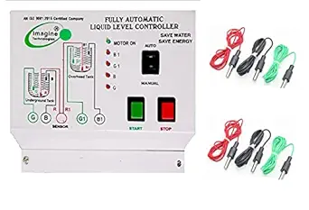 Fully Automatic Water Level Controller and Indicator with Up and Down Tank Sensor with 1 Year Warranty.