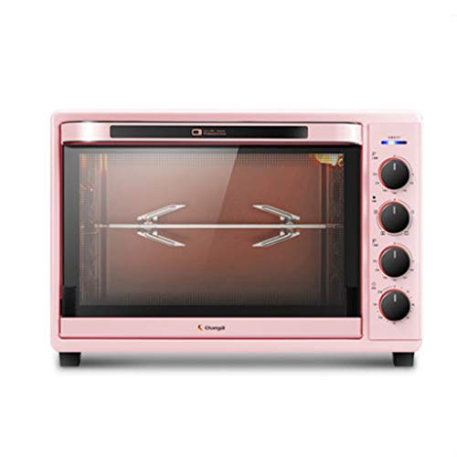Smart Retro Toaster Ovens, Four de comptoir avec plage de cuisson de 42 litres avec fonte émaillée, plaque chauffante et couvercle, four à rôtir pour biscuit à pizza