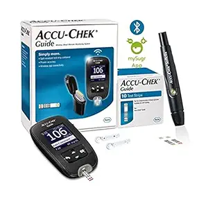 Accu-Chek Guide Glucometer (Bluetooth) (Black)