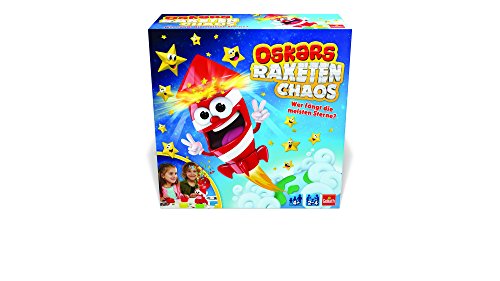 Preisvergleich Produktbild Goliath 31201 - Oskars Raketen Chaos, Kinder Gesellschaftsspiel, raketenmäßiger Spielspaß mit Sternenregen, für die ganze Familie, ab 3 Jahren