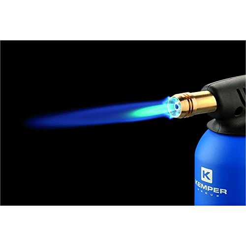 Kemper Lötlampe Lötbrenner Bunsenbrenner inkl. 4 x Gas Kartuschen - 2