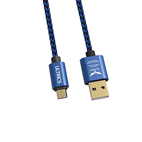 ULTRICS   C  ble Micro USB  Chargeur Rapide Donn  es Sync Cordon Nylon Tress   Data Charger Connecteur Pour Samsung Galaxy Samsung Galaxy S7 Edge  Nex