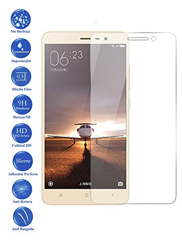 Protector de Pantalla Cristal Templado Vidrio Premium para Xiaomi Redmi note 3 - Todotumovil