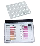 analisis ph agua Cada kit contiene 20 tabletas Steinbach 00-79000, Kit de piscina, examen de química de pH y cloro libre, 20 tabletas (2x10 unidades)