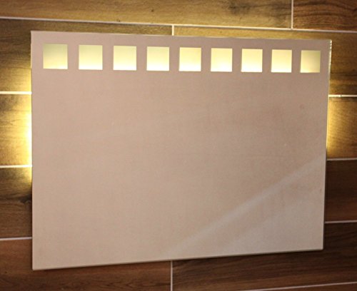 LED Badspiegel 50 x 70 cm Spiegel mit Beleuchtung RECHTS Bad Spiegel- GH-667975-1-W57-RECHTS – warm – weiß - 5