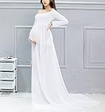 Happy Cherry Sexy Schwanger Fotoshooting Fotografie Requisiten Frauen Lange Chiffon Kleider Mutterschaft Fotografie Kleidung Maxikleid - 4