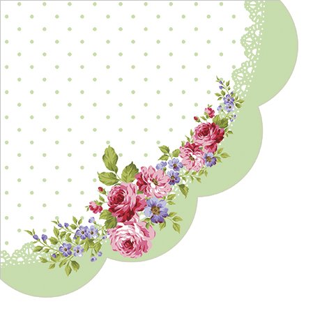 "MARIA ADELLE" - Everyday 2016 - Pack of 12 Paper Round Napkins - 3ply - Ø32cm