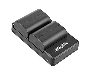 DIGITEK (DUC-010 (LP-E6) Camera Battery Charger with Two LP E6 Battery Combo