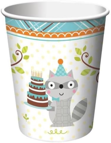 Happi Woodland Boy Paper Party Cups x 8