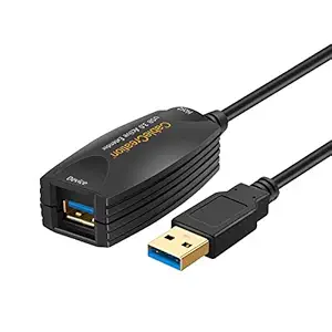 CableCreation Active USB Extension Cable (Long 16.4 FT), USB 3.0 Extender Male to Female Cord with Signal Booster Compatible Oculus Rift Sensor, Oculus Quest/Quest 2 VR, Xbox one, etc. 5 Meters