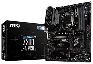 MSI Z390-A PRO LGA1151 (Intel 8th 9th Gen) M.2 USB 3.1 Gen 2 DDR4 HDMI DP CFX Dual Gigabit LAN ATX Z390 Gaming Motherboard