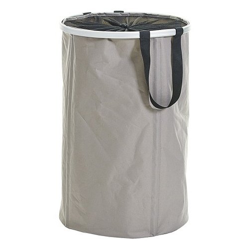 Zeller 13210 Wäschesammler, rund, Polyester, Durchmesser 40 x 60 cm, taupe