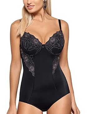 Gorsenia 184 Livia Body Damen Unterwäsche Dessous Abnehmbar Verschluss Im Schritt Top Qualität EU