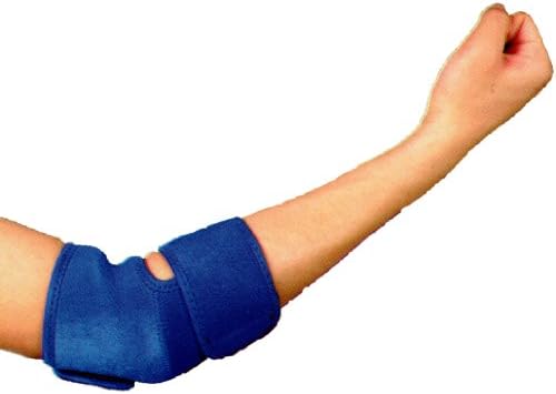 Blue Elbow Compression Wrap Stabilizer Support Strap Bandage Strain Sprain Joint
