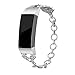 Produktbild Altsommer Link Metal Bracelets mit Austauschbare verstellbare Riemen Crystal für Fitbit Charge 3