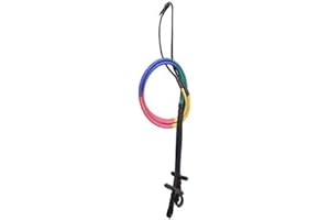 Elico Multi Coloured Rubber Grip Training Reins Full Size