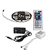 Produktbild Webla Led Strip Lights 5M, Rgb Smd 3528 300 Leds wasserdichtes flexibles Farbwechselset mit 24Key-Fernbedienung und Netzteil, Stimmungsbeleuchtung Led-Streifen für Home Kitchen Christmas Indoor Decor