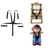 5-Punkt-Baby Sicher Schwarzen Guertel Fuer Spaziergaenger Stuhl Kinderwagen Buggy Gurt Baum - 5