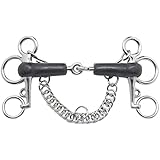 Busse Pelham GUMMI, gebrochen, 14.5 cm, 14.5cm, 14.5, Edelstahl, 22mm