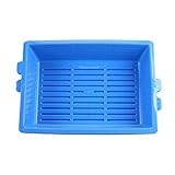 Mysida Cat Water Fountain Litière for Chat 3-en-1 Toilette Trois Couches superposées Cycle Alternatif à litière à Plateau Auto-nettoyant Facile à Nettoyer